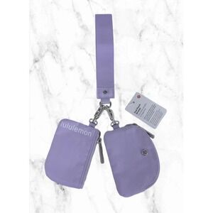 Lululemon Double Pouch Wristlet Water-Repellent Zip Wallet